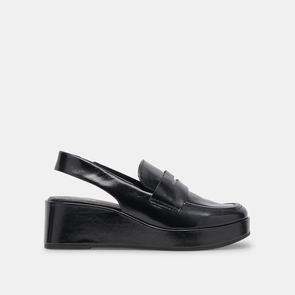 NADA LOAFERS MIDNIGHT CRINKLE PATENT– Dolce Vita 6950765396034