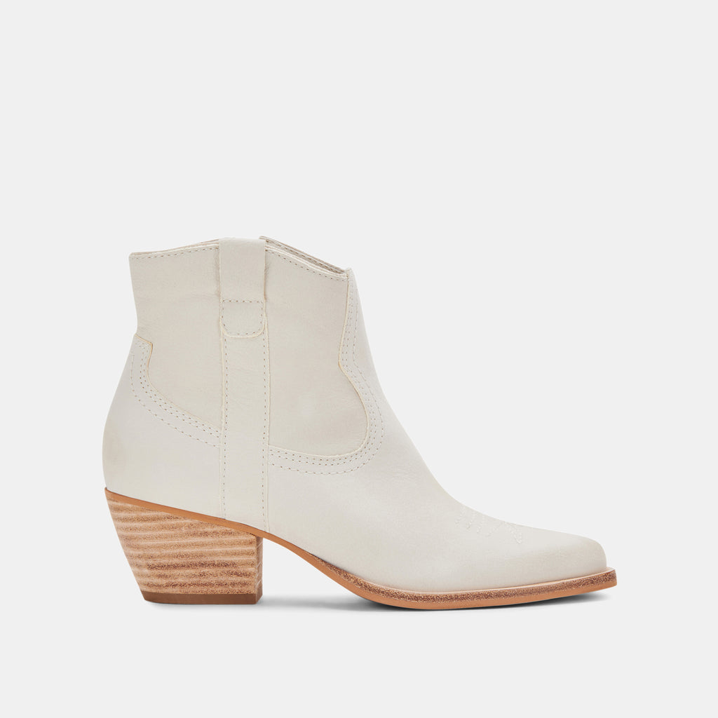 SILMA BOOTIES IVORY NUBUCK– Dolce Vita 6653913301058