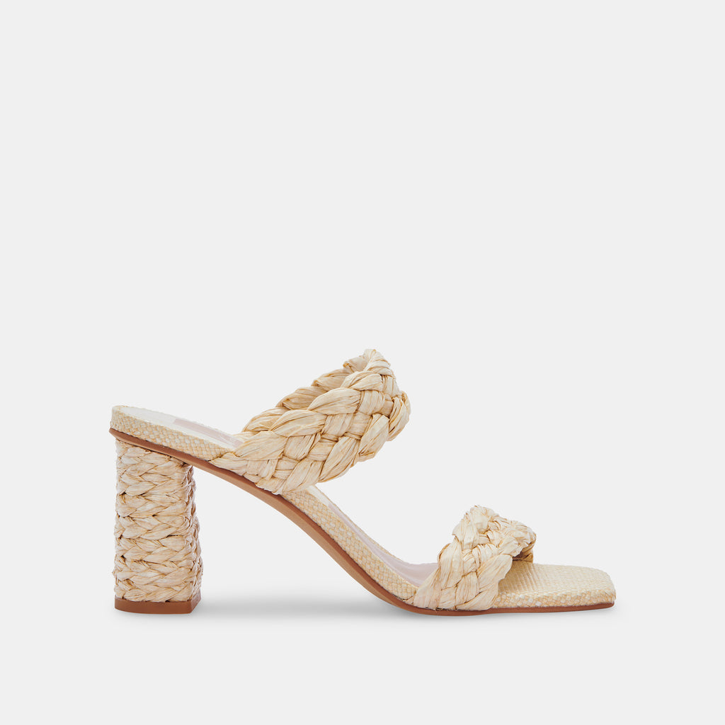 PAILY RAFFIA HEELS VANILLA RAFFIA– Dolce Vita 6705536204866