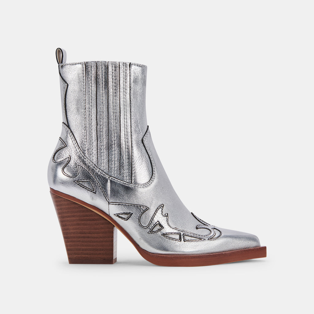 BEAUX BOOTS SILVER LEATHER– Dolce Vita 6757953503298