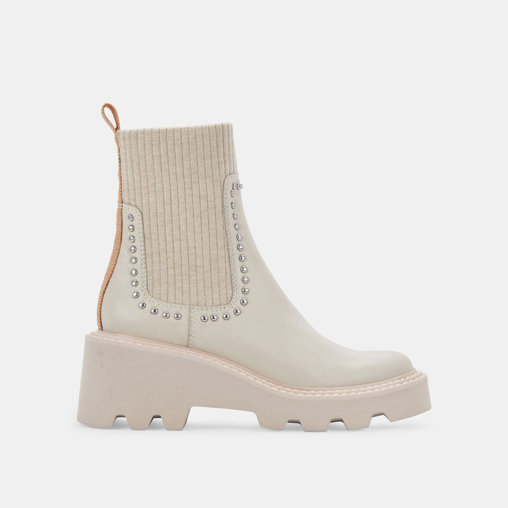 HOVEN STUD H2O BOOTS IVORY LEATHER– Dolce Vita 6827610374210