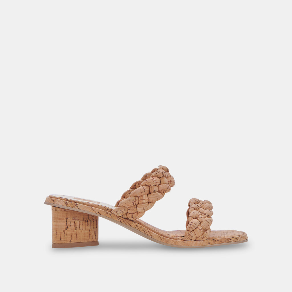 RONIN Sandals Natural Cork | Natural Cork Braided Sandals– Dolce Vita 6866100060226