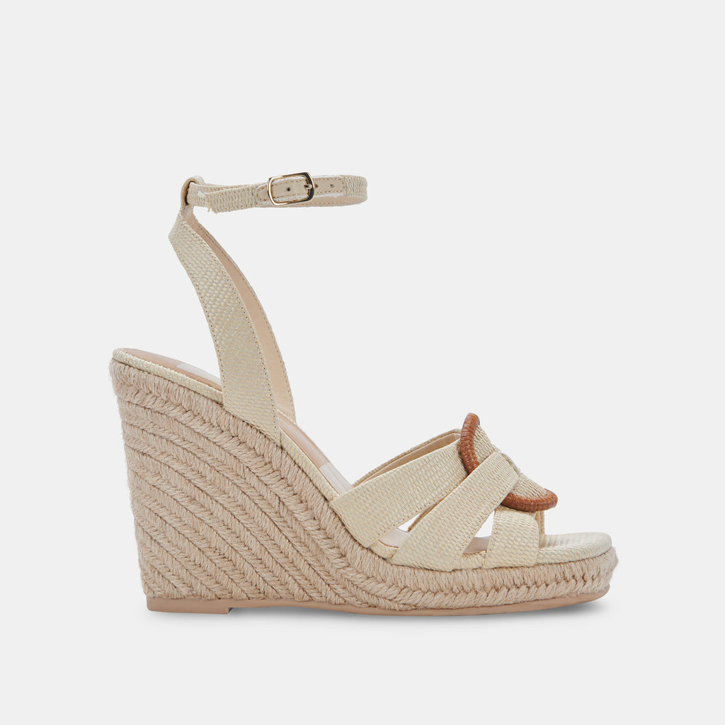 MAZE WEDGES WHEAT RAFFIA– Dolce Vita 6881090994242