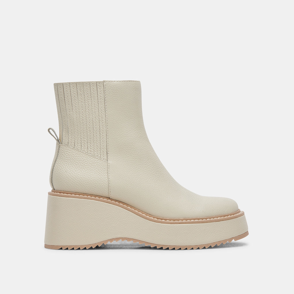 Hilde Ivory Leather Boots | Women's Platform Ivory Leather Boots– Dolce Vita 6908076916802