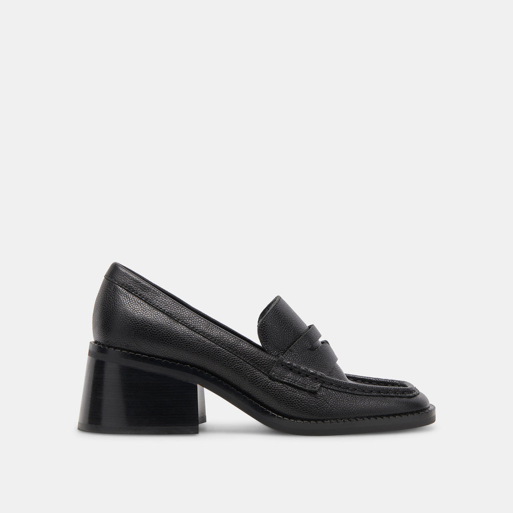 TALIE LOAFERS ONYX EMBOSSED LEATHER– Dolce Vita 6908080422978