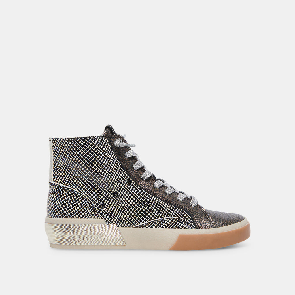 Zohara Sneakers Mercury Leather | Women's High-Top Sneakers– Dolce Vita 6908081897538