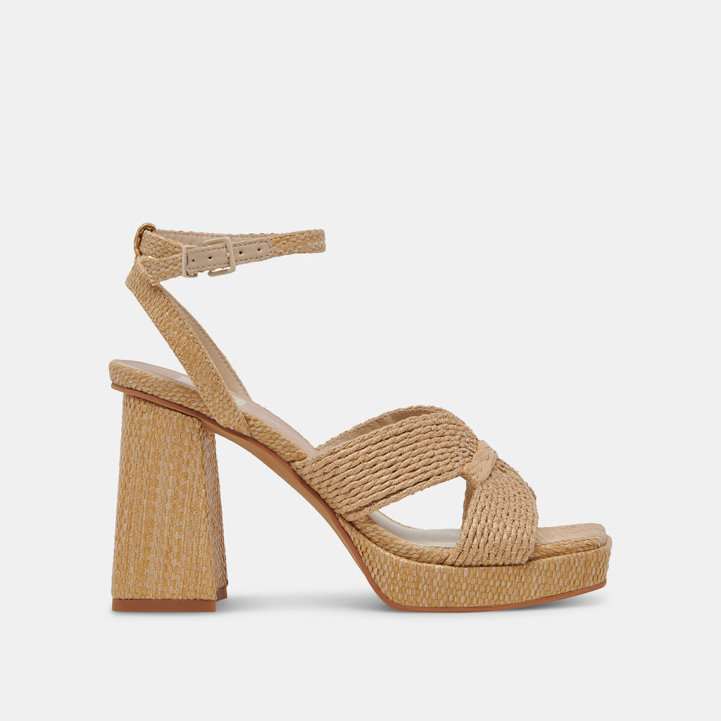 ARIES HEELS LT NATURAL RAFFIA– Dolce Vita 6910420123714