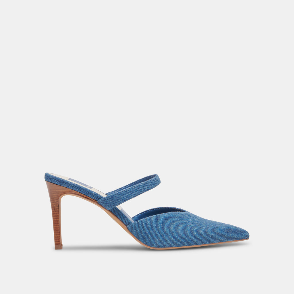KANIKA Heels Blue Denim | Designer Blue Denim Heels– Dolce Vita 6910424121410
