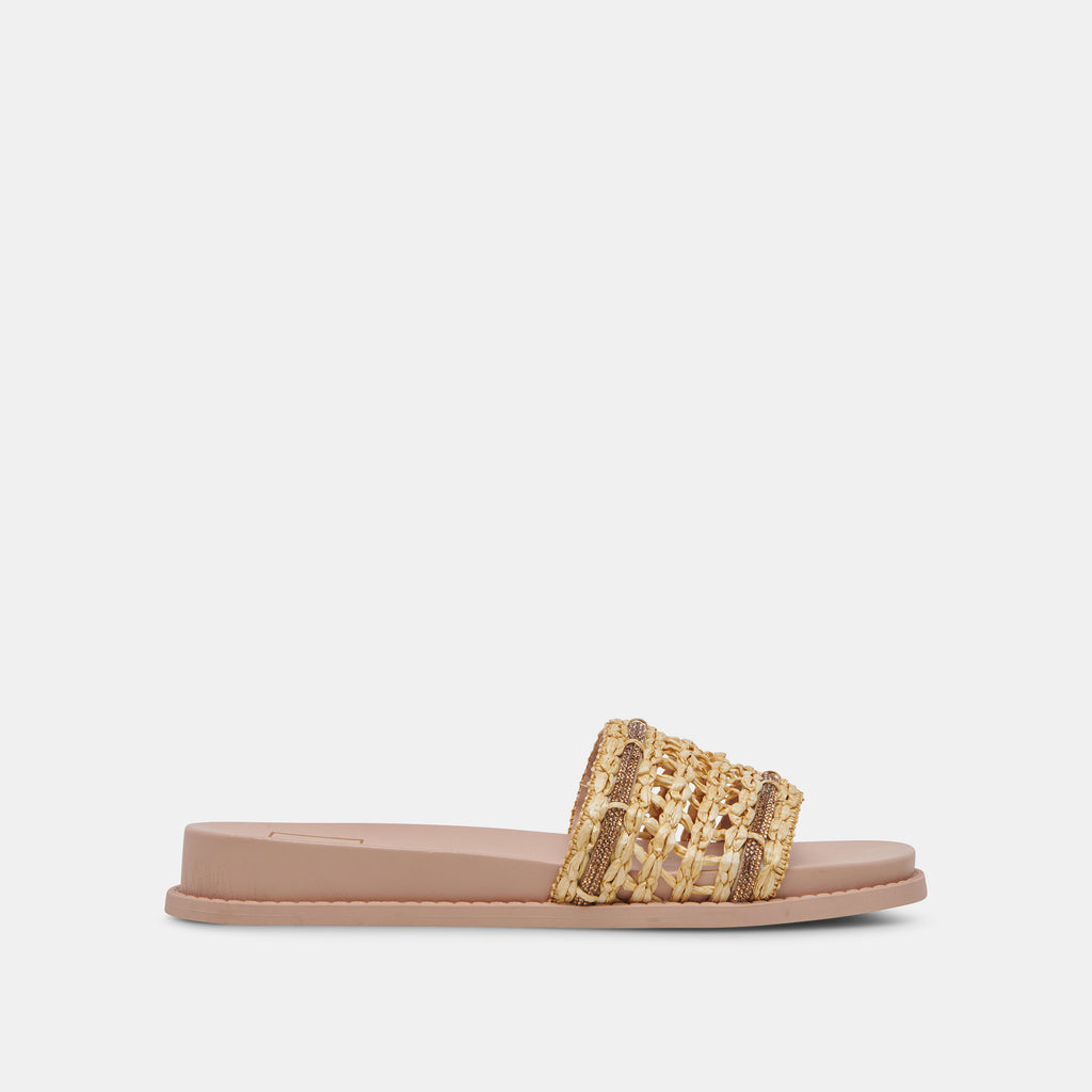 GWENN Sandals Natural Raffia Sandals | Designer Women's Raffia Sandals– Dolce Vita 6915497558082