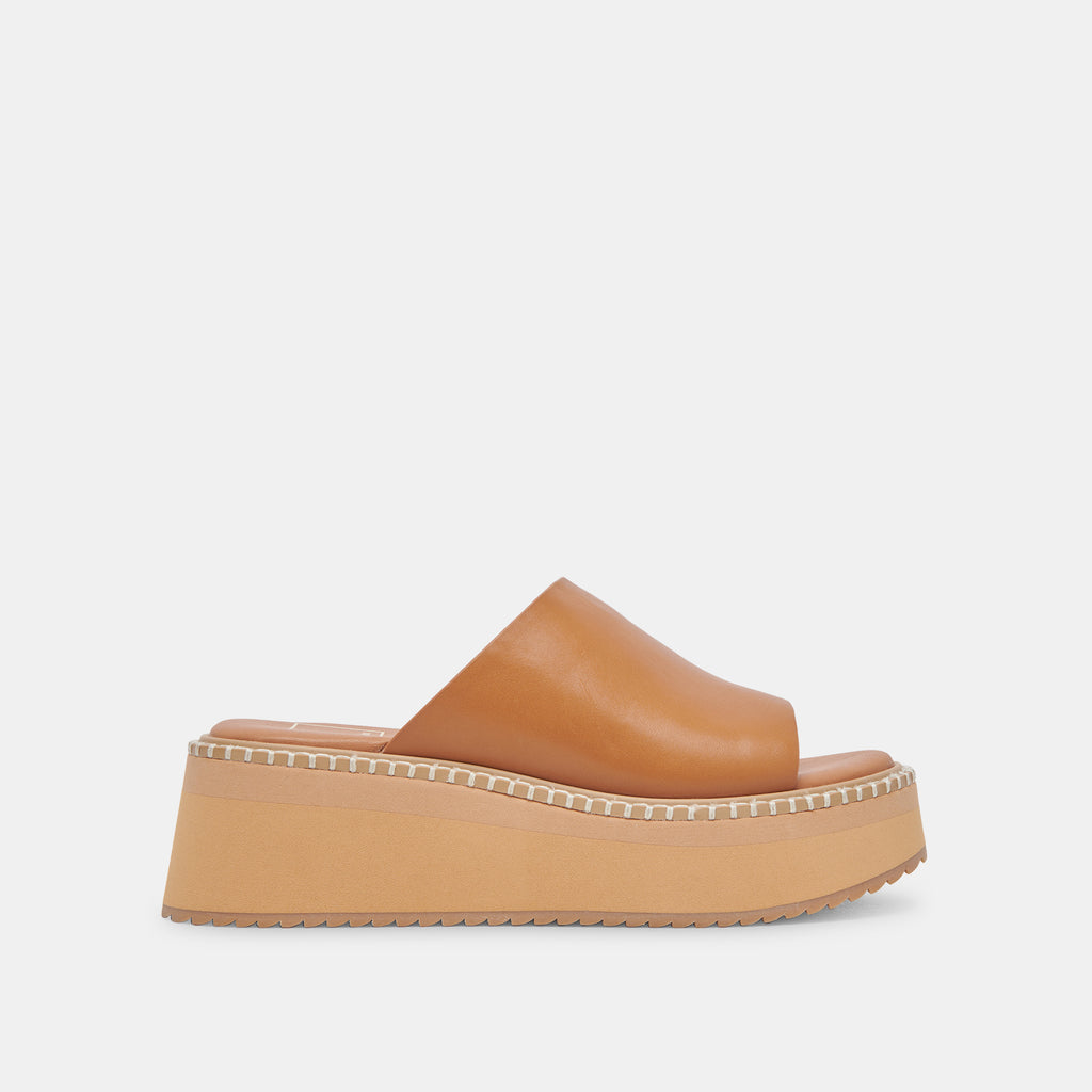 DARCEL SANDALS TAN LEATHER– Dolce Vita 6946750038082