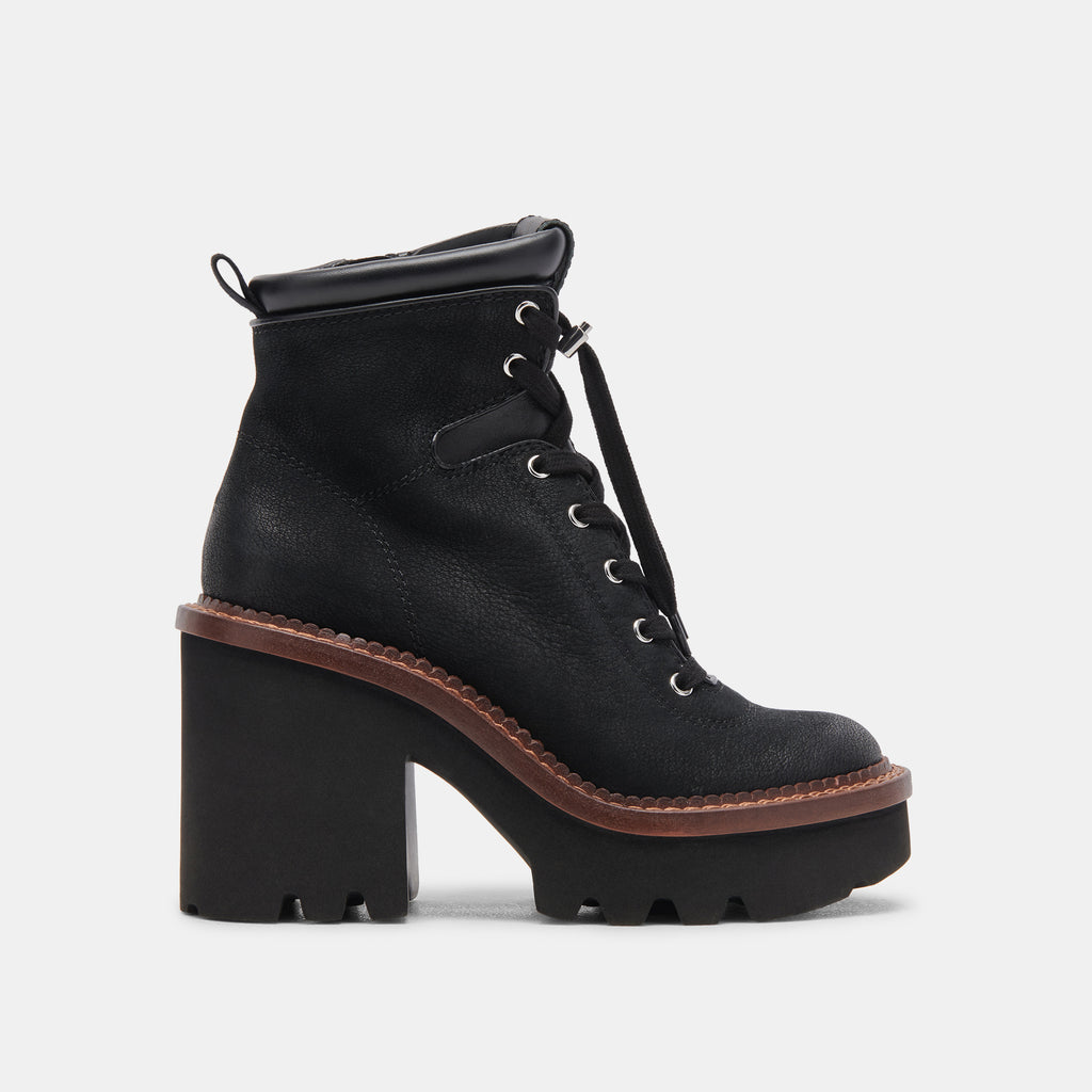 Dommie Boots Black Nubuck | Black Winter Platform Boots– Dolce Vita 6950765002818