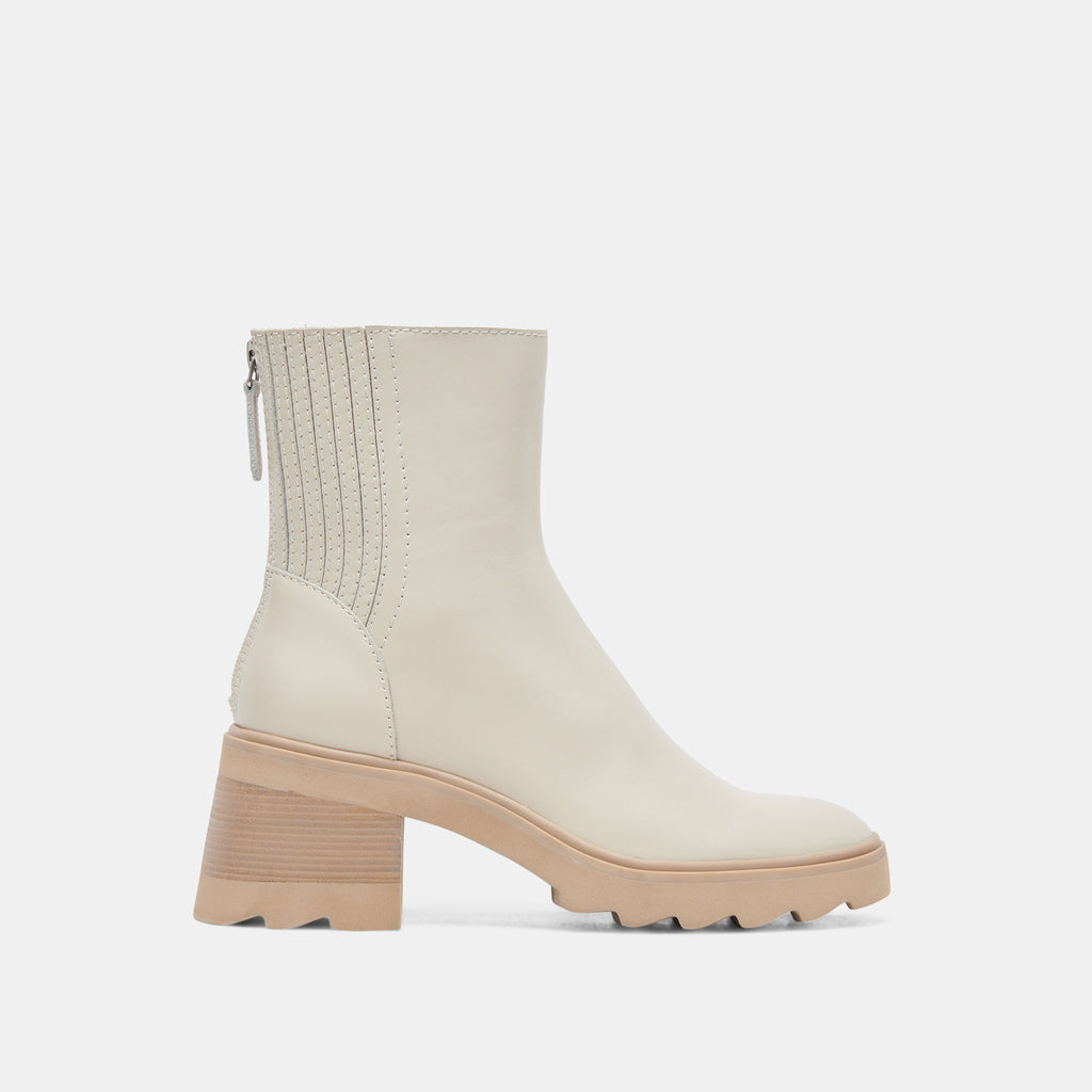 MARTY H2O Wide Boots Ivory Leather | Women's Waterproof Leather Boots– Dolce Vita 6950765789250