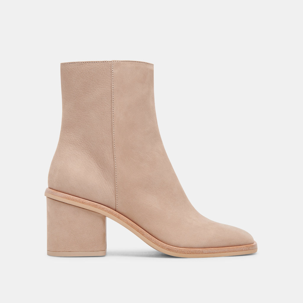 DAPPER BOOTIES TAUPE NUBUCK– Dolce Vita 6952240873538