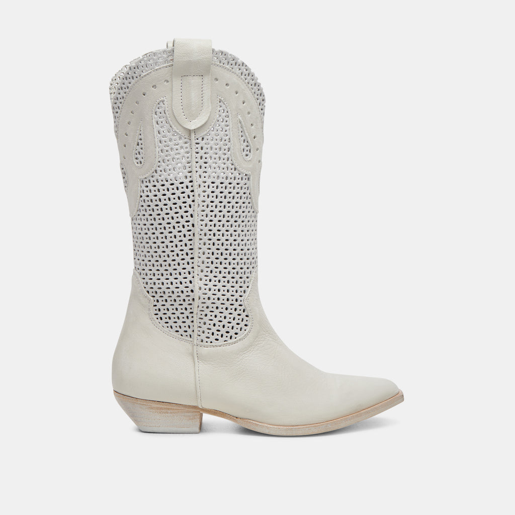 RANCH BOOTS IVORY LEATHER– Dolce Vita 6967323721794