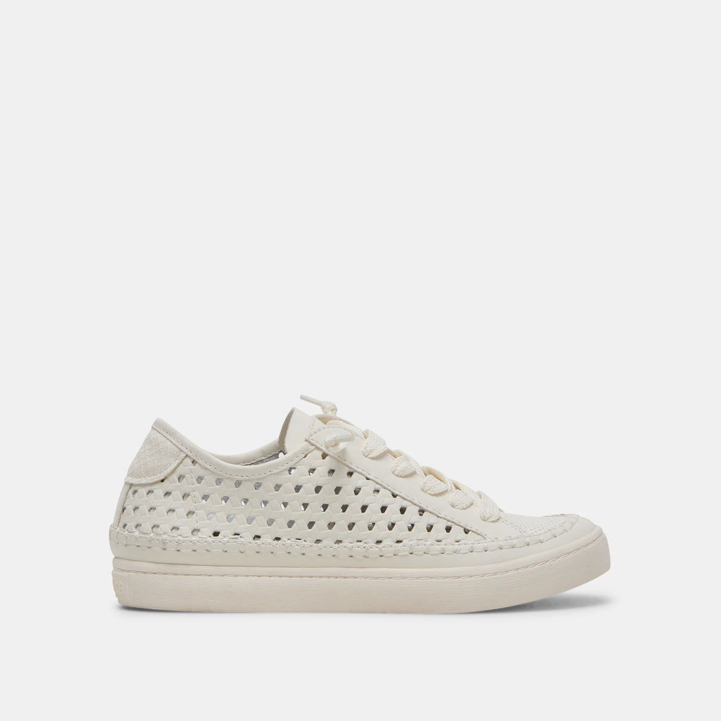 ZOLEN SNEAKERS WHITE PERFORATED LEATHER– Dolce Vita 6971242053698